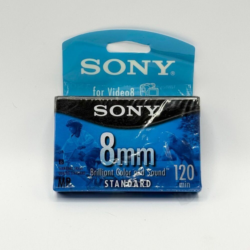 Sony 8mm Video Tape for Video8 New in Package - 120 Minutes